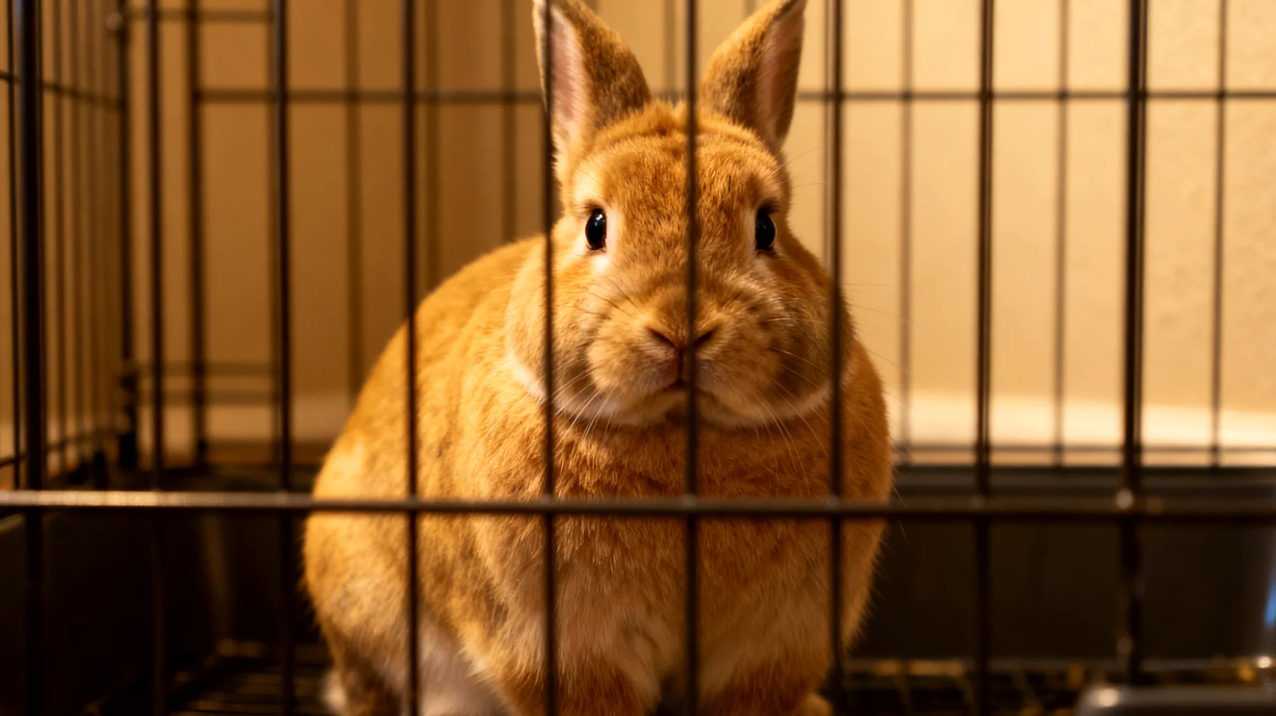 Kaninchen in Wohnungshaltung erhalten oft nicht genügend Bewegung und Beschäftigung, was zu Langeweile, Frustration und gesundheitlichen Problemen wie Übergewicht oder Verhaltensstörungen führen kann"