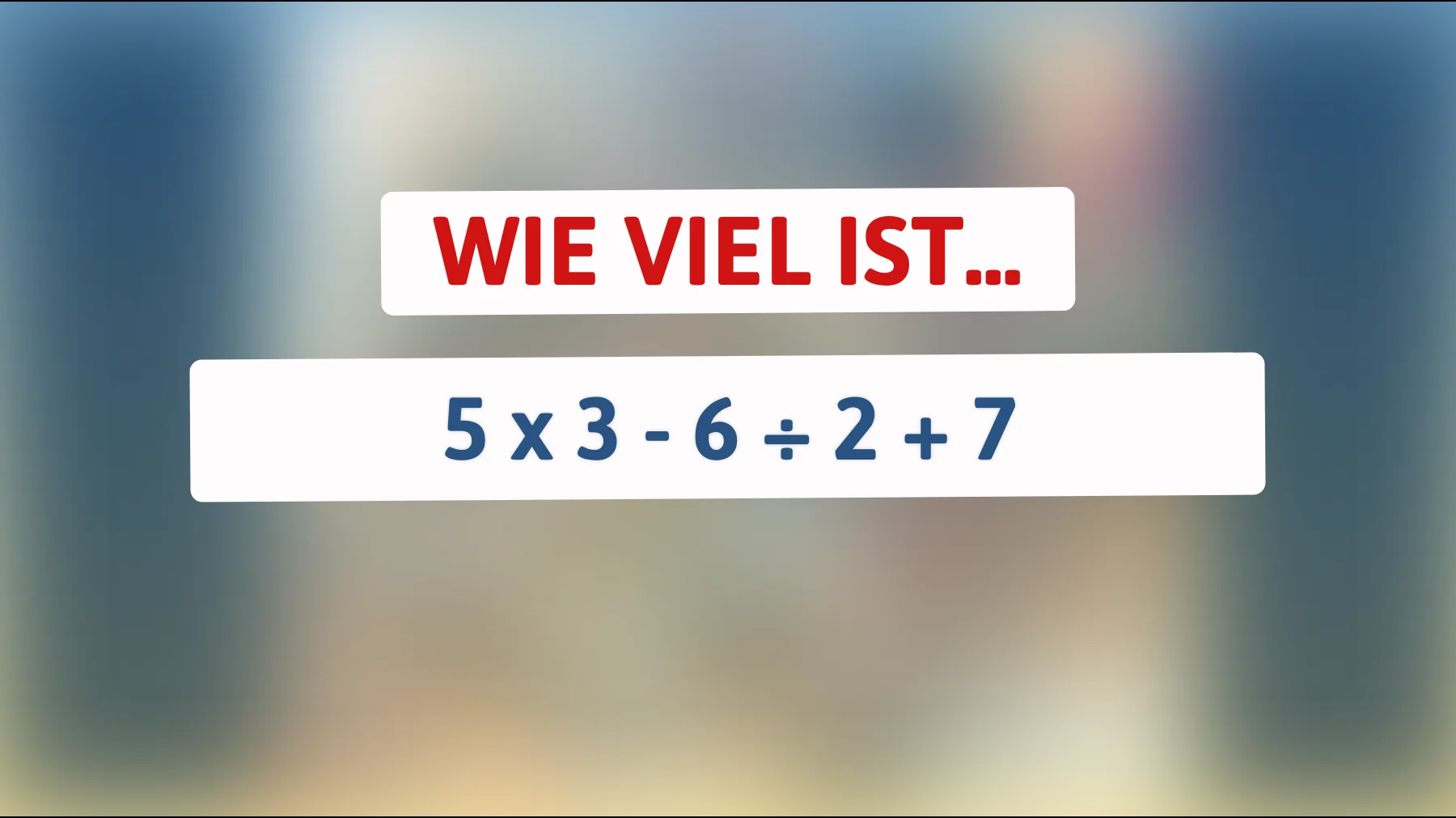 Meistere dieses Mathematik-Rätsel: Nur 1% schaffen die richtige Lösung!"