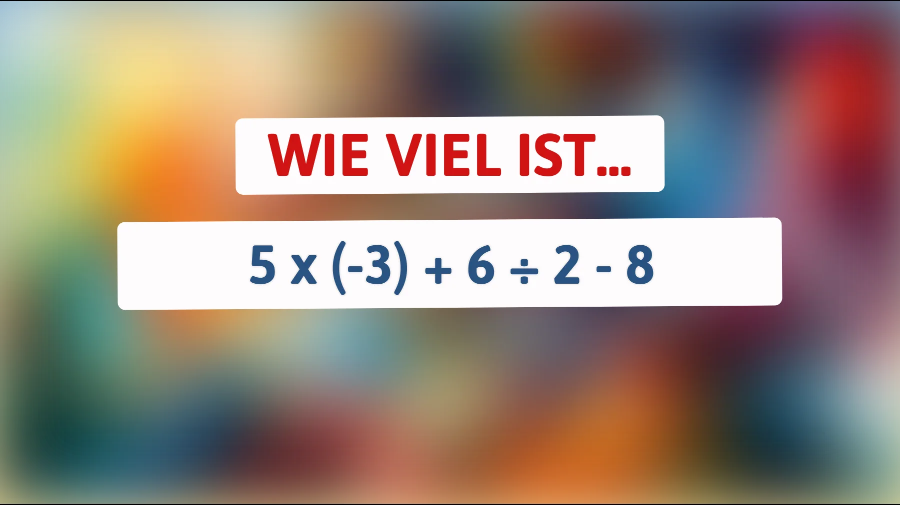 Nur 1% können dieses geniale Mathe-Rätsel lösen! Schaffst du es, die richtige Antwort zu finden?"