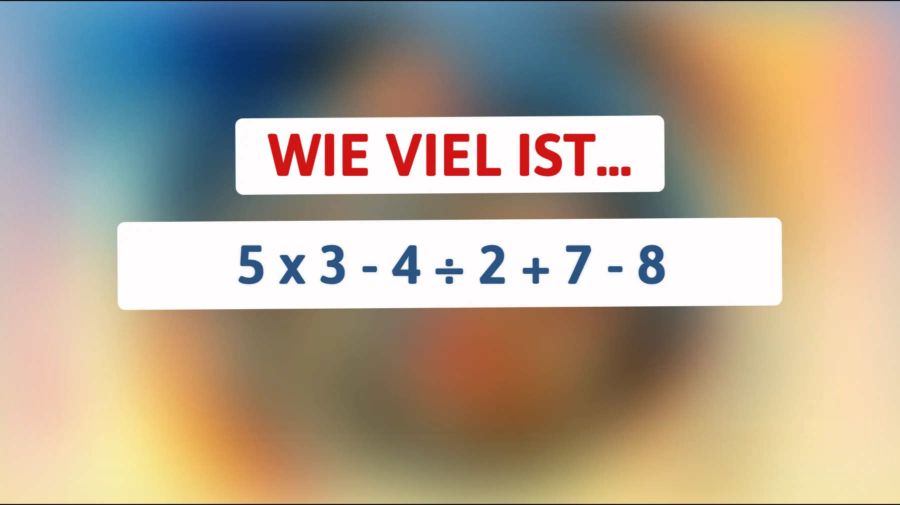 Nur ein Genie kann diese knifflige Matheaufgabe auf Anhieb lösen – gehörst du dazu?"