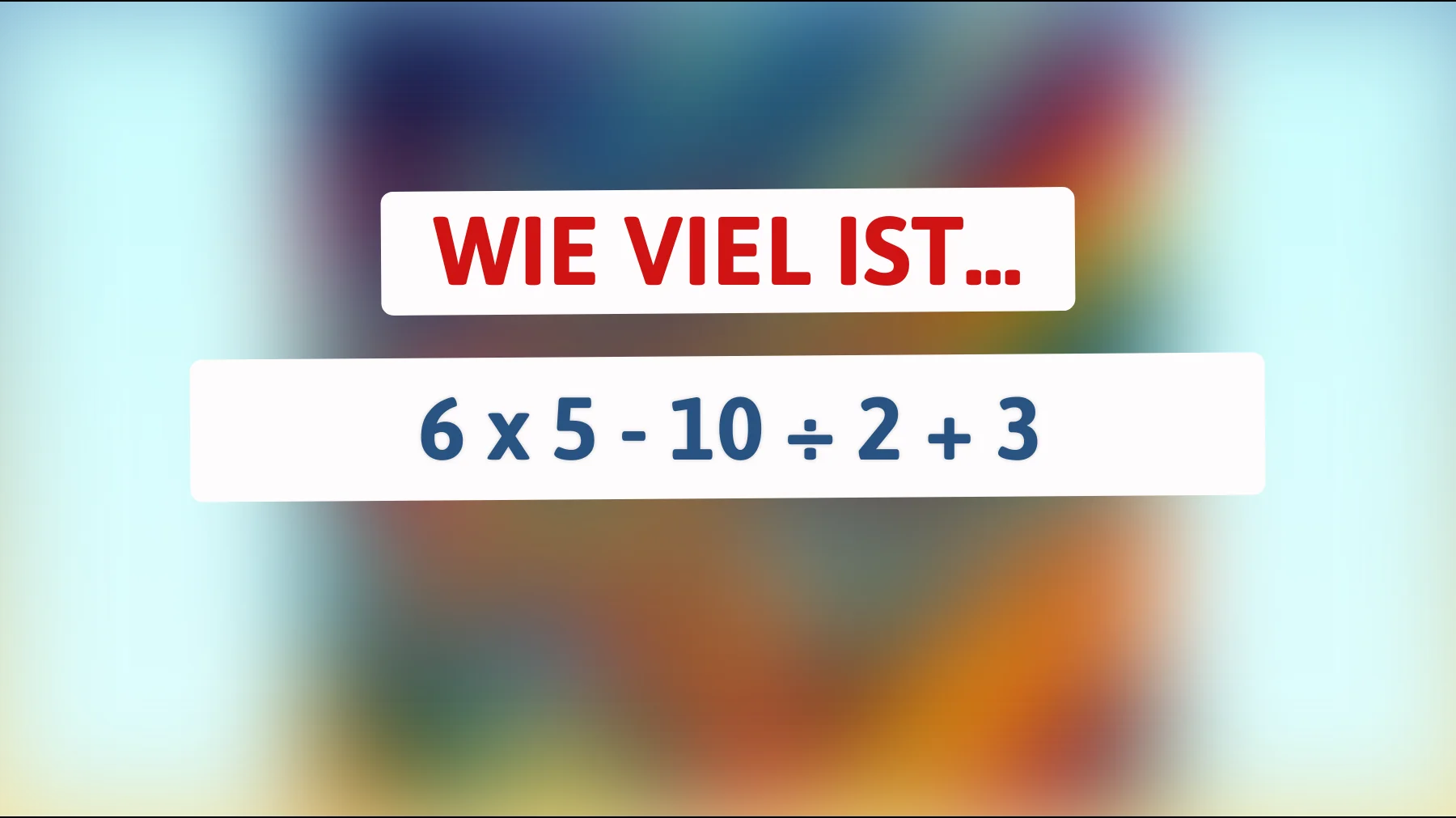 Nur für die Scharfsinnigsten: Kannst du dieses knifflige Mathe-Rätsel in Sekunden lösen?"